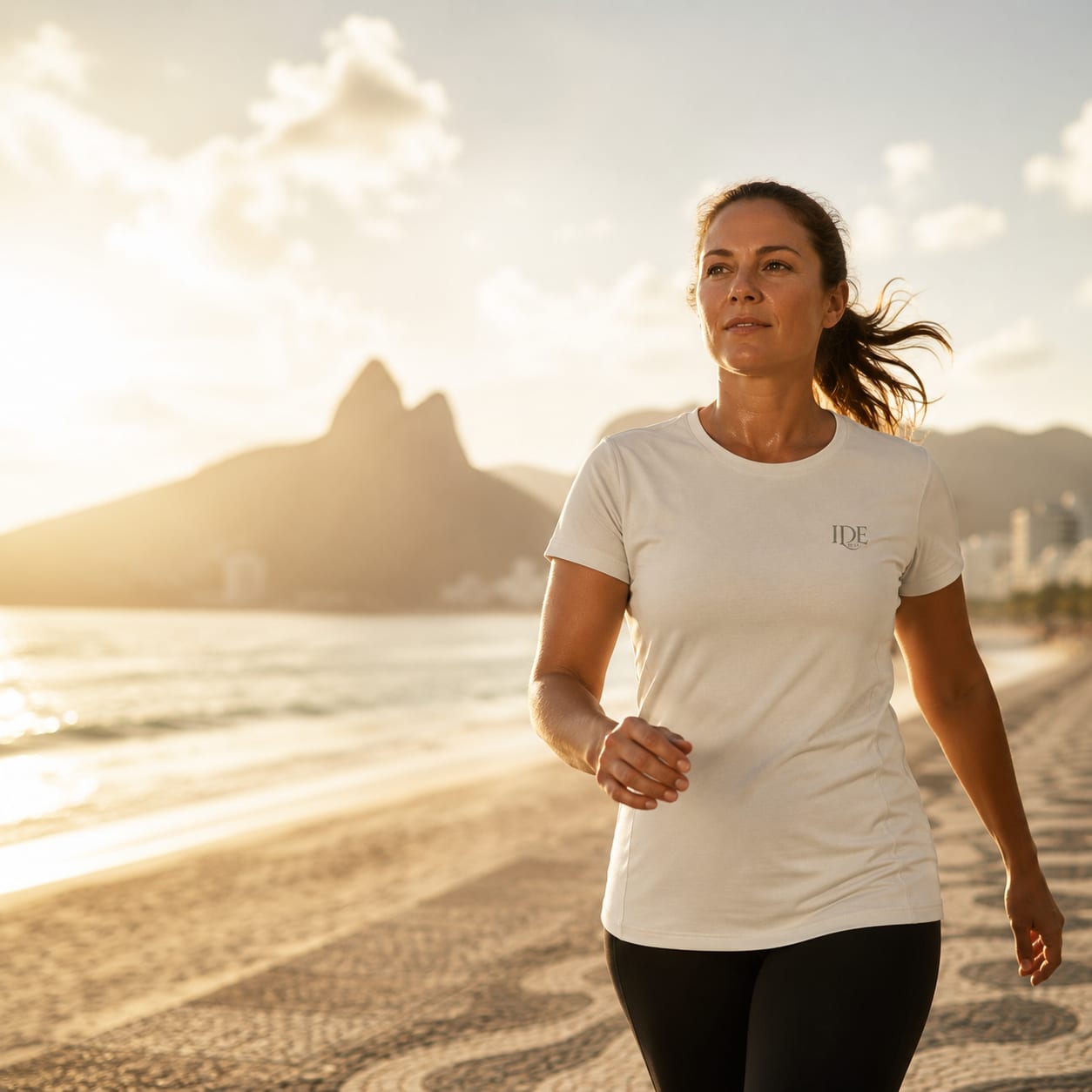 Camiseta cristã para caminhada