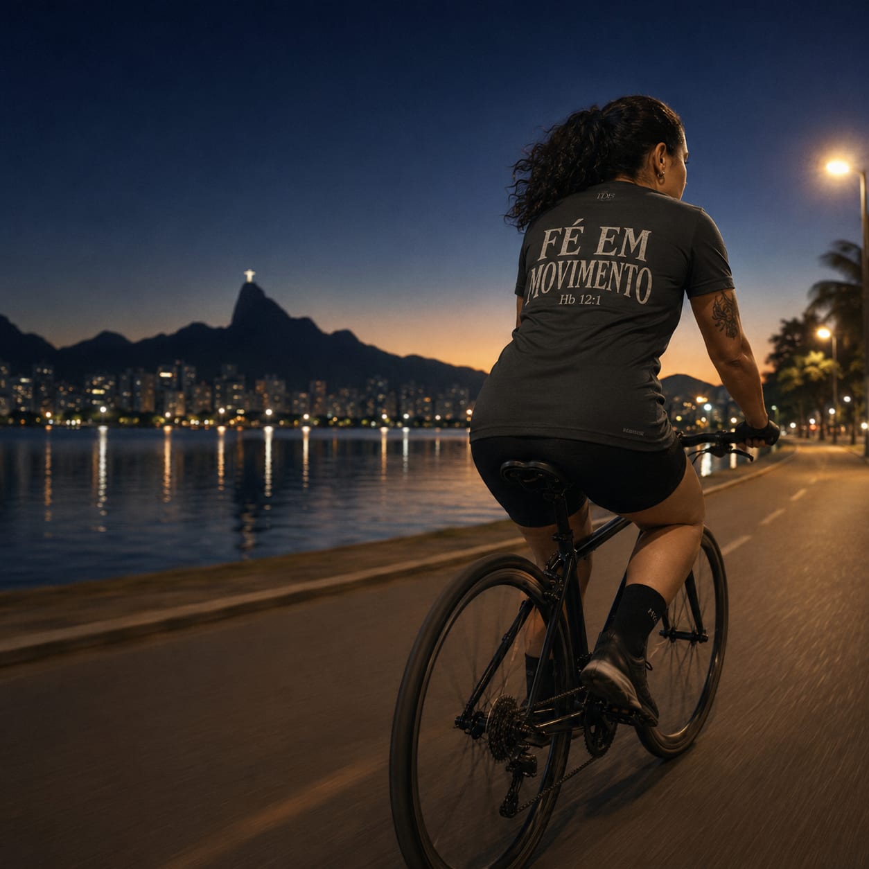 Camiseta cristã para ciclismo