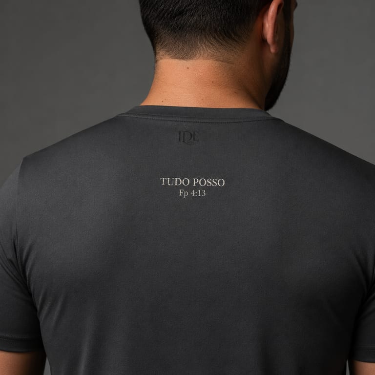 Camiseta chumbo frase discreta