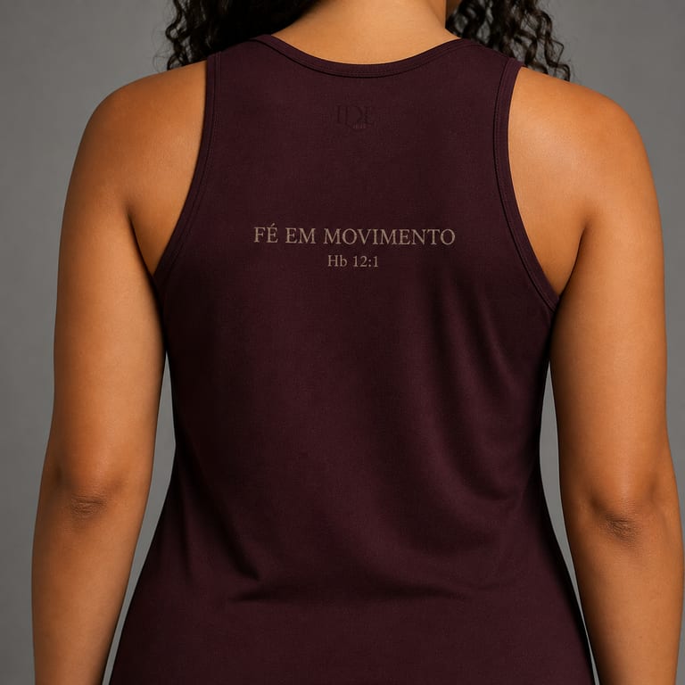Regata vinho frase discreta