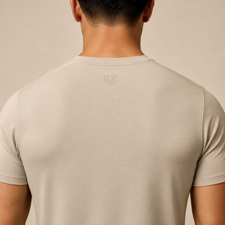 Camiseta areia costas lisa